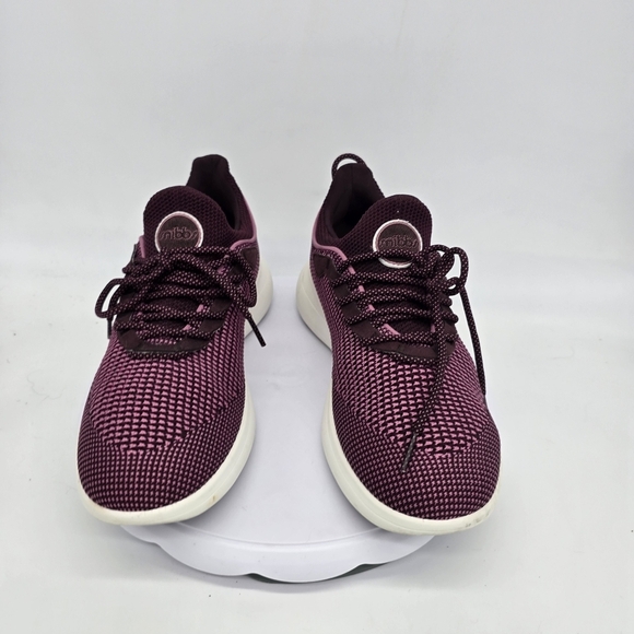 Snibbs Shoe Women's 10 Men's 8.5 Orbit Work Sneaker Wine Tasting Maroon - Picture 4 of 10